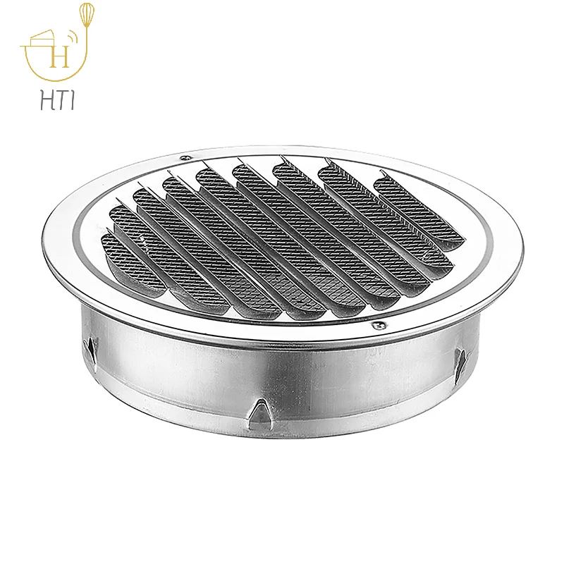 70/80/100/120/150MM Round Stainless Steel Air Vent Grille Insect Protection Home Exterior Wall Ducting Ventilation Tool image 5