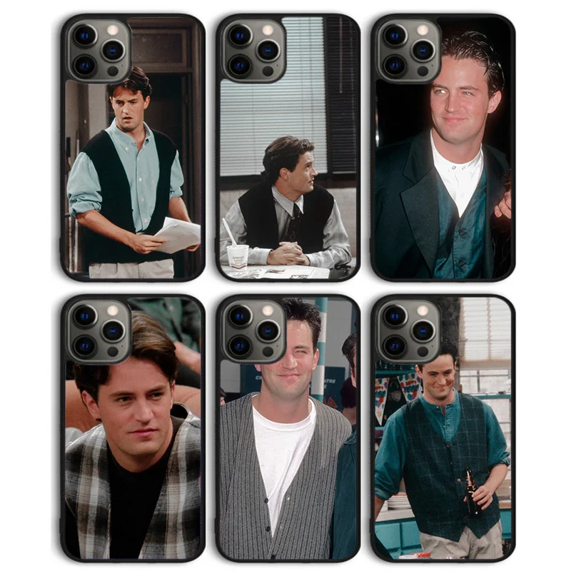 matthew perry chandler bing friends phone Case For iPhone 16 15 14 Plus 12 mini 13 11 Pro X XR XS Max cover shell coque