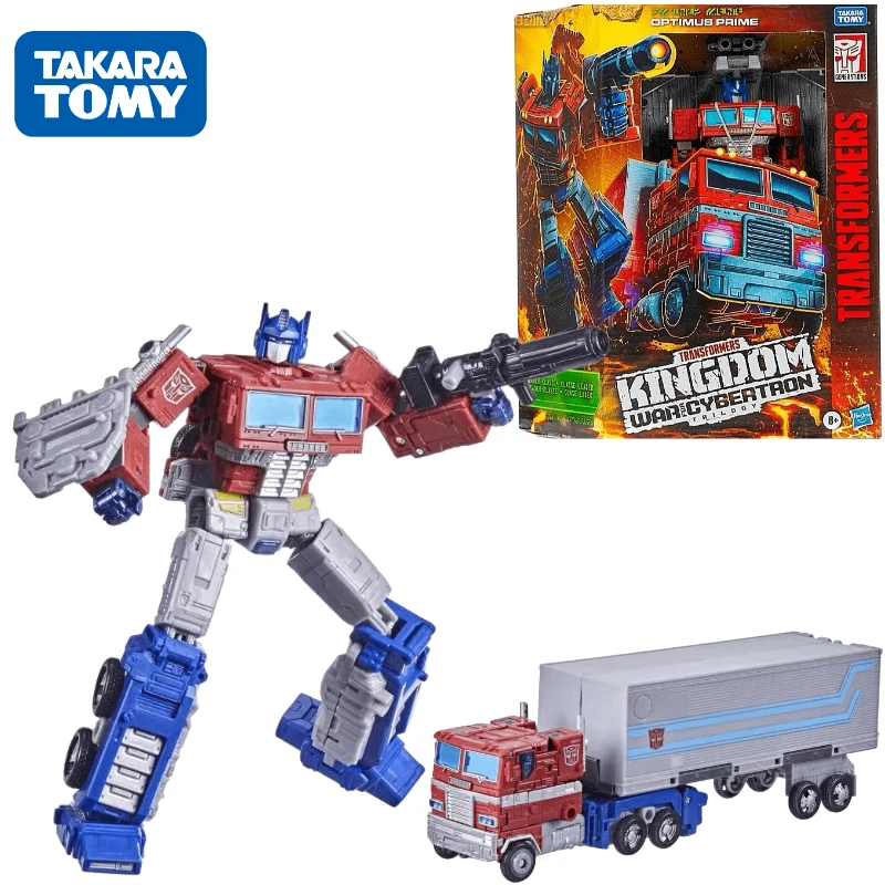 In Stock Takara Tomy Transformers G Series Kingdom WFC-K11 Optimus Prime Robot Anime Action Model Toys Gift