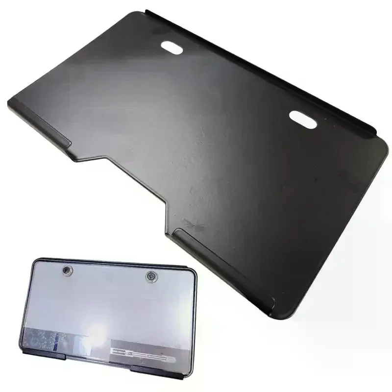 1Pcs Metal Plate Holder Motorcycle Back And Front Protector Cover Clear Acrylic Mat Motorbike Accessories
