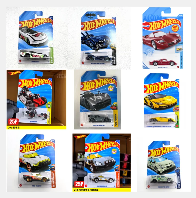 HOT WHEELS 1:64 MASERATI SHAMAL PROTON SAGA BMW 635 csi 365 GTB4 COMPETIZIONE W1 modelo de coche de aleación fundida a presión, juguetes para niños, regalos