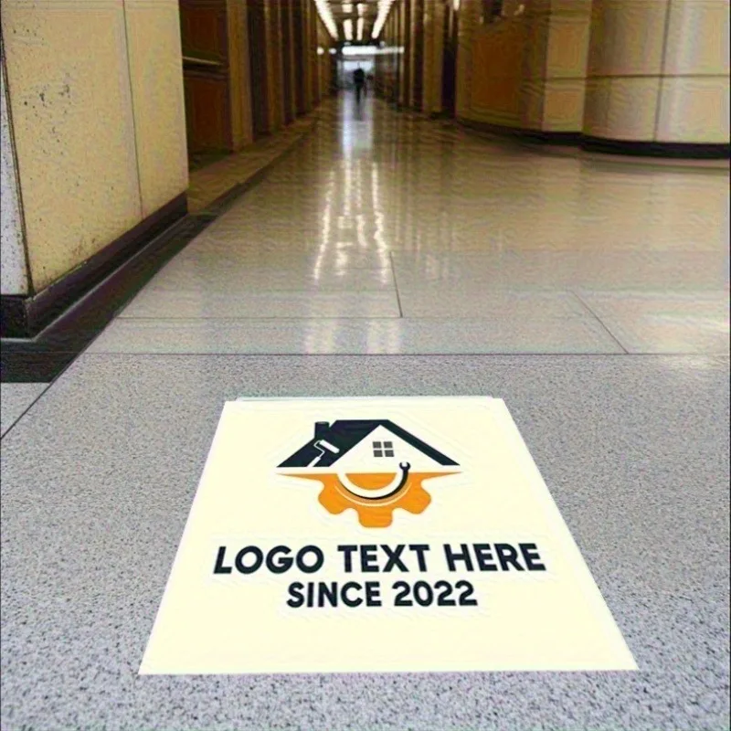 Personalized custom brand logo stickers, high-definition UV print quality, multiple sizes available for posters and print materi