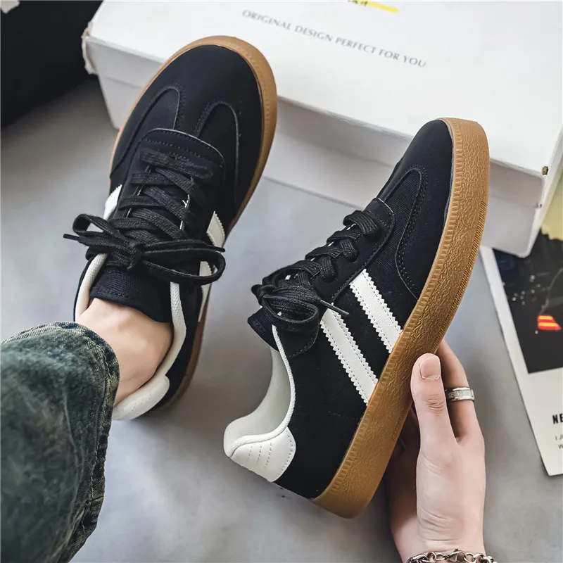 Men Casual Sneakers Platform Versatile Skateboard Flats Outdoor Running Sports Shoes Lace Up Trainers Comfortable Sneakers 39-44