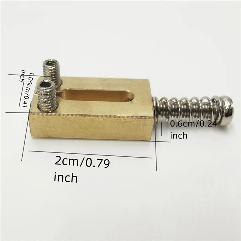 Седла для моста для электрогитары, латунь, 10,5 мм, детали тремоло, седло для моста для электрогитары, детали гитары