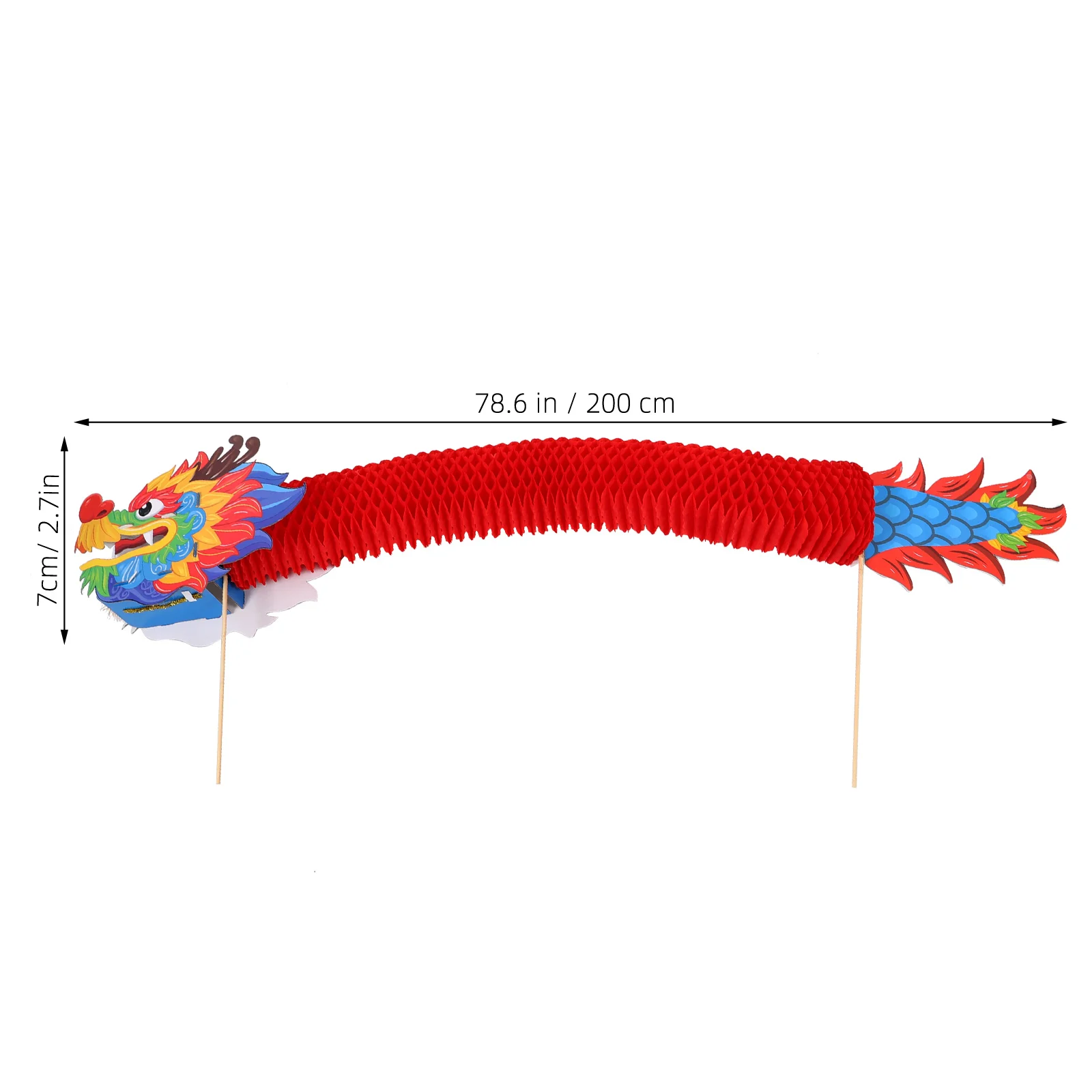 

Paper Props Decorations New Year Photo Accessory Statues Handheld 3D Party Supplies Chinese New Years Decor