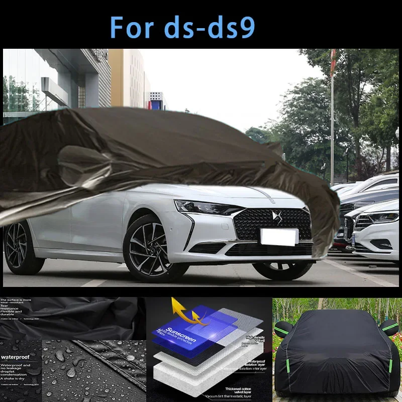 

For ds-ds9-suv Outdoor Protection Full Car Covers Snow Cover Sunshade Waterproof Dustproof Exterior Car accessories