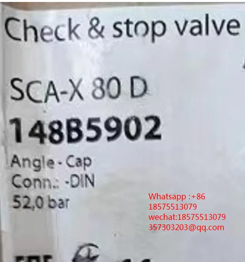 Danfoss 148B5902 Stop Check SCA-X 80 D 148B5902 148B5903