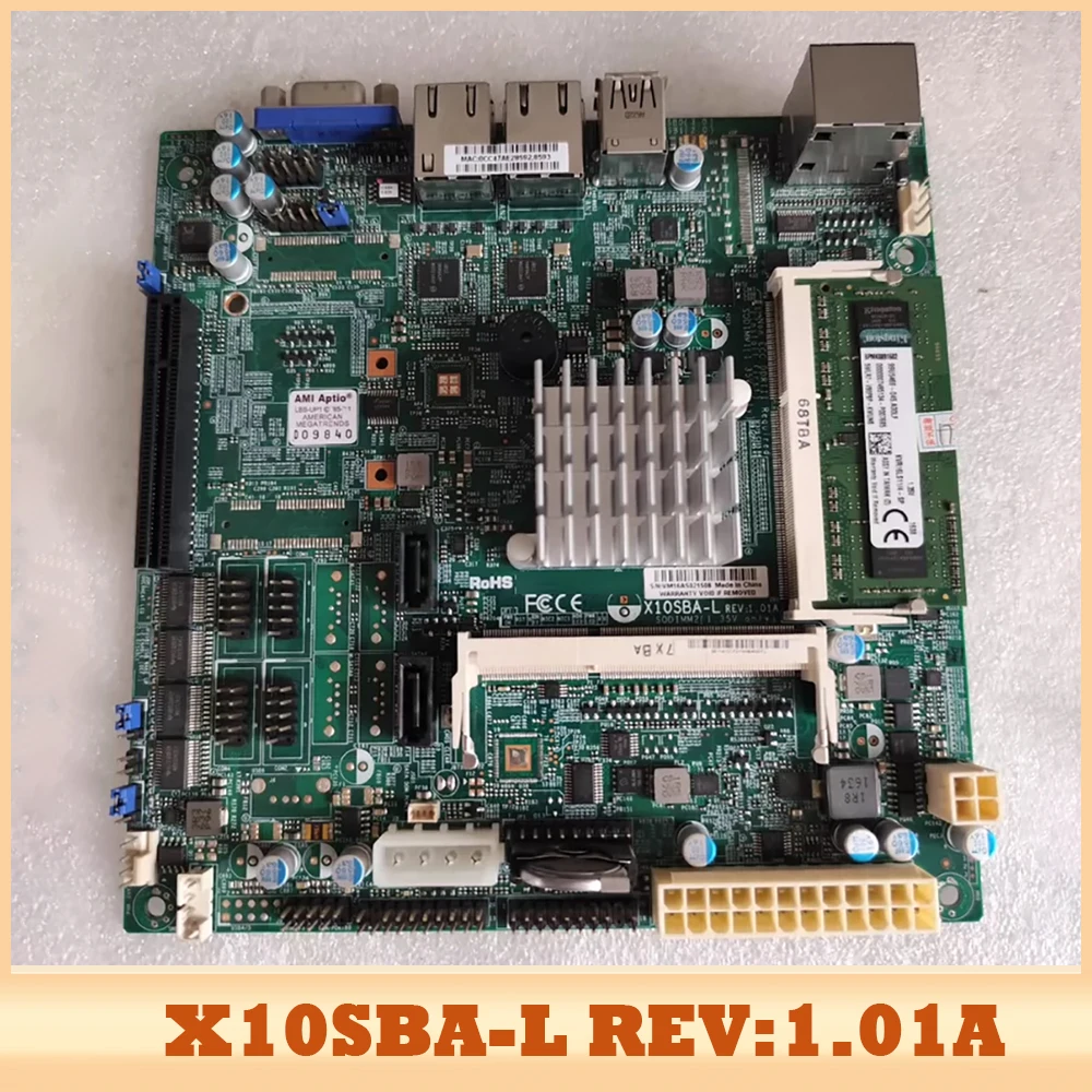 

X10SBA-L REV:1.01A Для материнской платы Supermicro Industrial