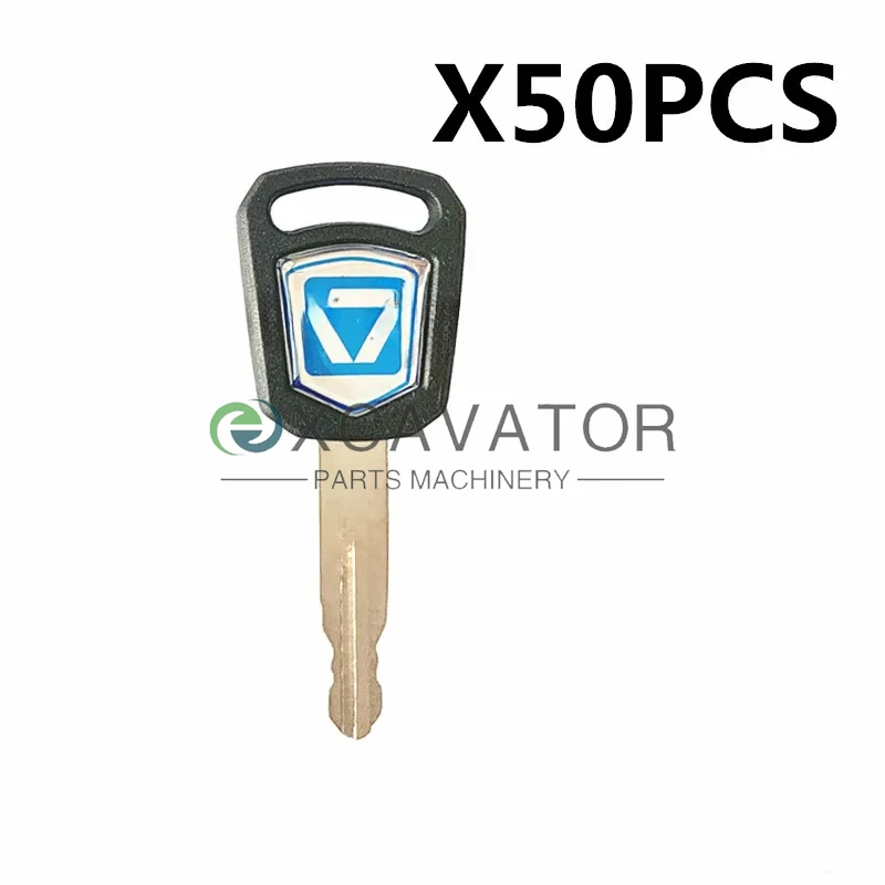 

50 Pcs Heavy Industrial Equipment Key For Xugong XCMG Excavator Loader Truck