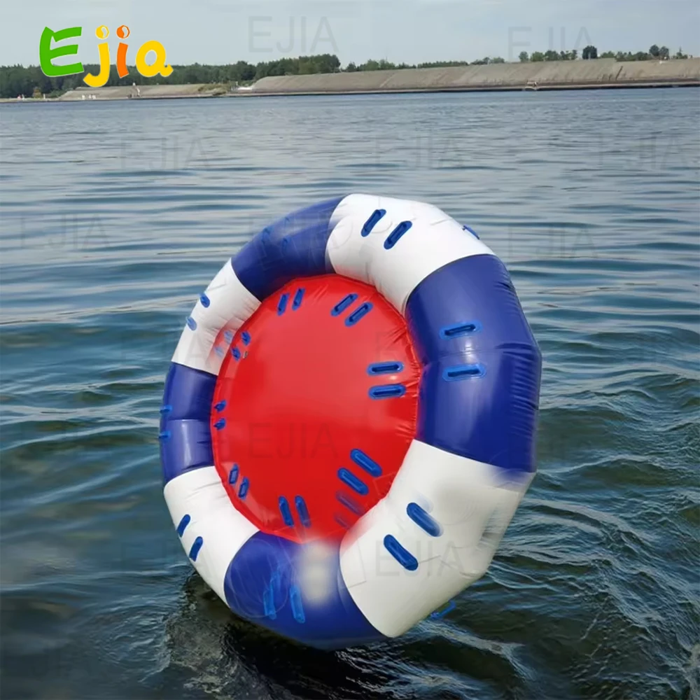 Bateau UFO en plein air pour 6-8 personnes, 3/4M, bateau Disco volant, jeux d'eau saturne, gonflable, remorquable, Spinning, bateau d'eau Disco pour l'été