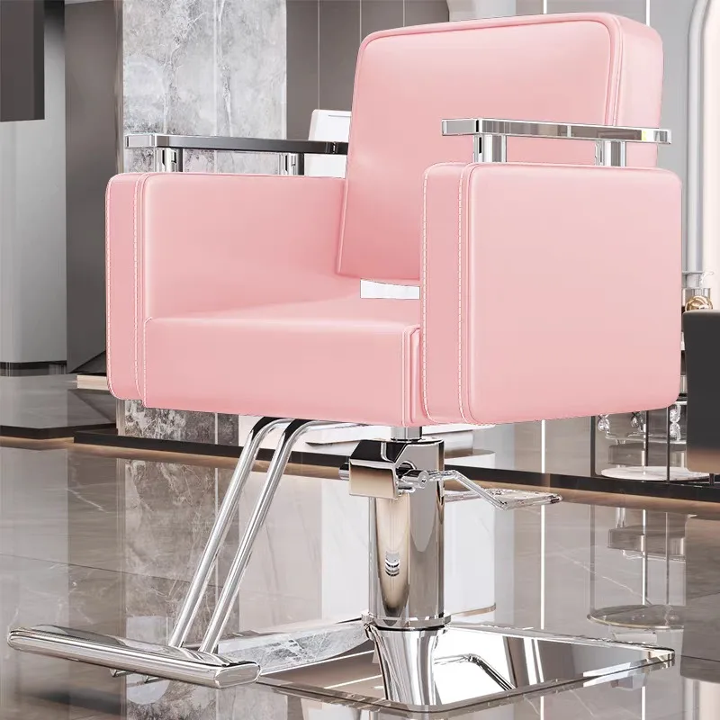 Hairdressing Chair Barber Chair Lifting Rotating Barber Chair Shave Shave Hairdressing Shop Cross-border Beauty Adjustable