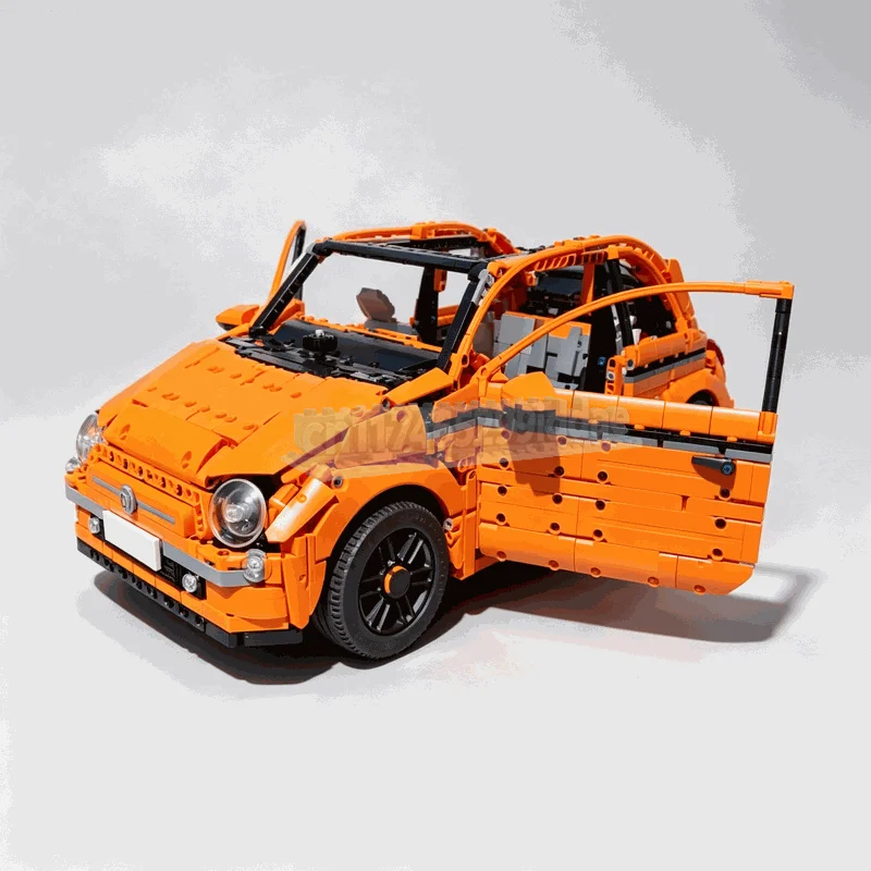 3261 PCS Classic Compact Car Model MOC Custom Puzzle Building Blocks DIY Assembly Creative Vehicle Toy Collection Display Gifts