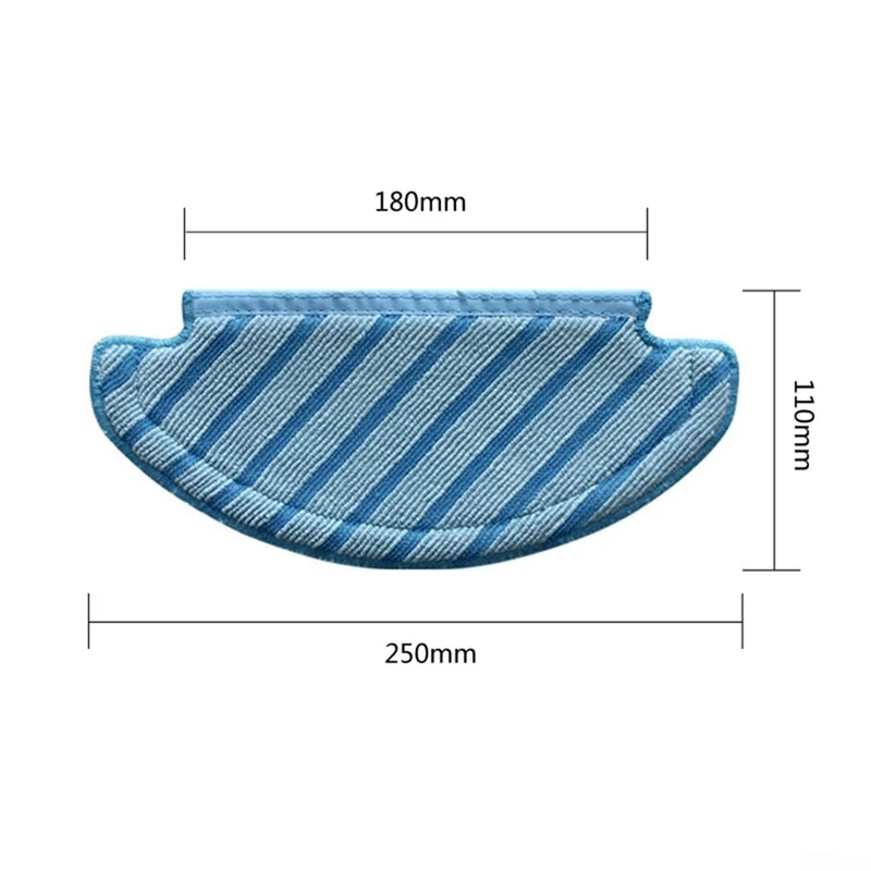 10แพ็คเปลี่ยนผ้าซับสําหรับEcovacs N8,N8 + T8 T9เครื่องดูดฝุ่น,ไมโครไฟเบอร์ล้างทําความสะอาดได้สําหรับทําความสะอาดพื้น