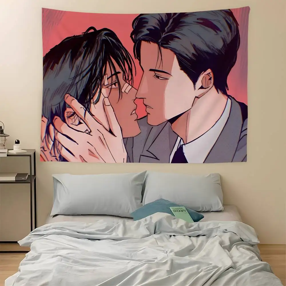 Peace Of God Bl Anime Hanging Bohemian Tapestry Bohemian Wall Tapestries Mandala Kawaii Room Decor