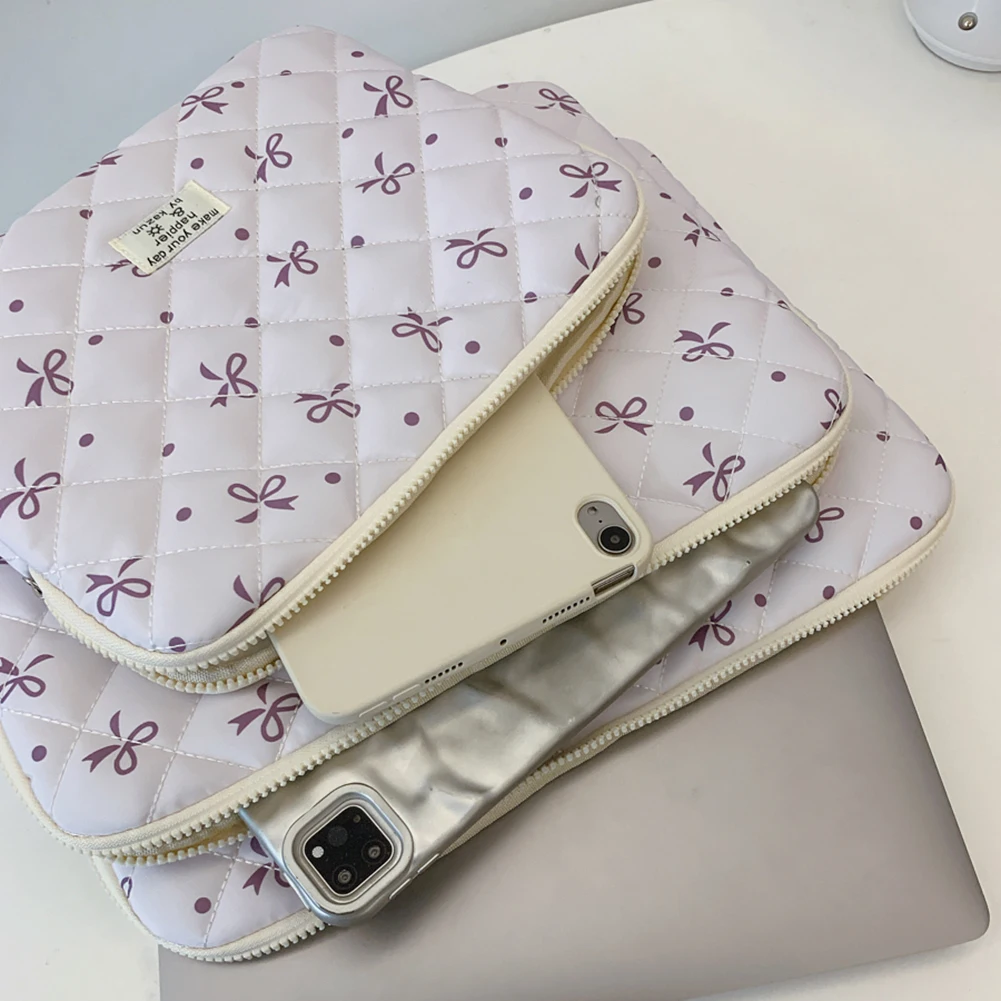 

Flower Cute Laptop Sleeve Bag with Zipper Laptop Notebook Case Cover Computer Protect Case Pouch Pad Tablet Shockproof Bags