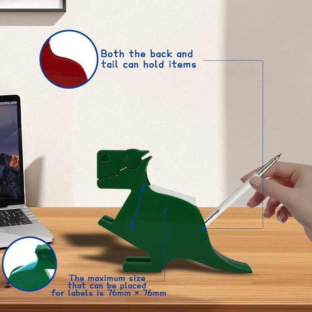 To-Do List Dinosaur Memo Holder Three-dimensional Ornament Sticky Note Holder Daily Planner Waterproof Business Cards Organizer
