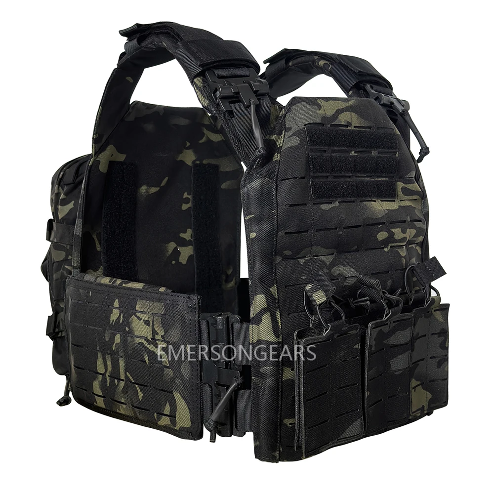 1000 D Nylon Quick Release adjustable laser cutting vest with Hydration Backpack and triple magazine pouch Tatcial combat set