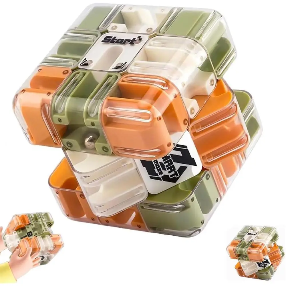 

Большой 3D-куб-головоломка «Лабиринт», 3D-головоломка-лабиринт в форме шара, игрушка для тренировки пространственного восприятия и развития логики, снятия стресса.