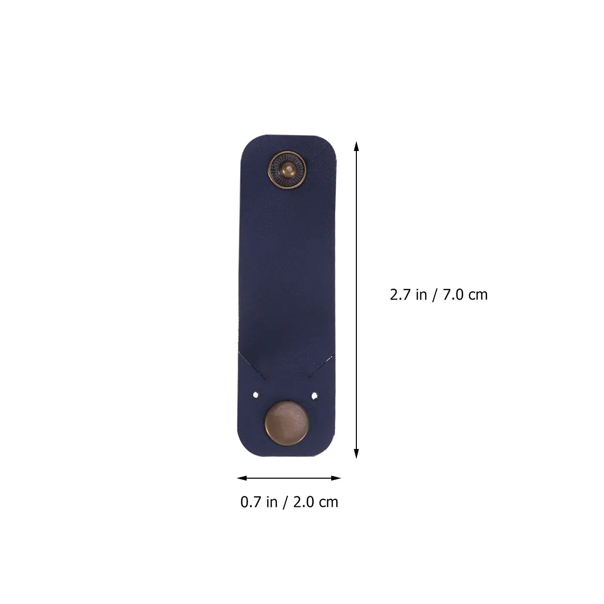 

Data Cable Winder Earphone Organizer Computers Wire Management Navy Color PU Cord Keeper Slim Lightweight Travel School