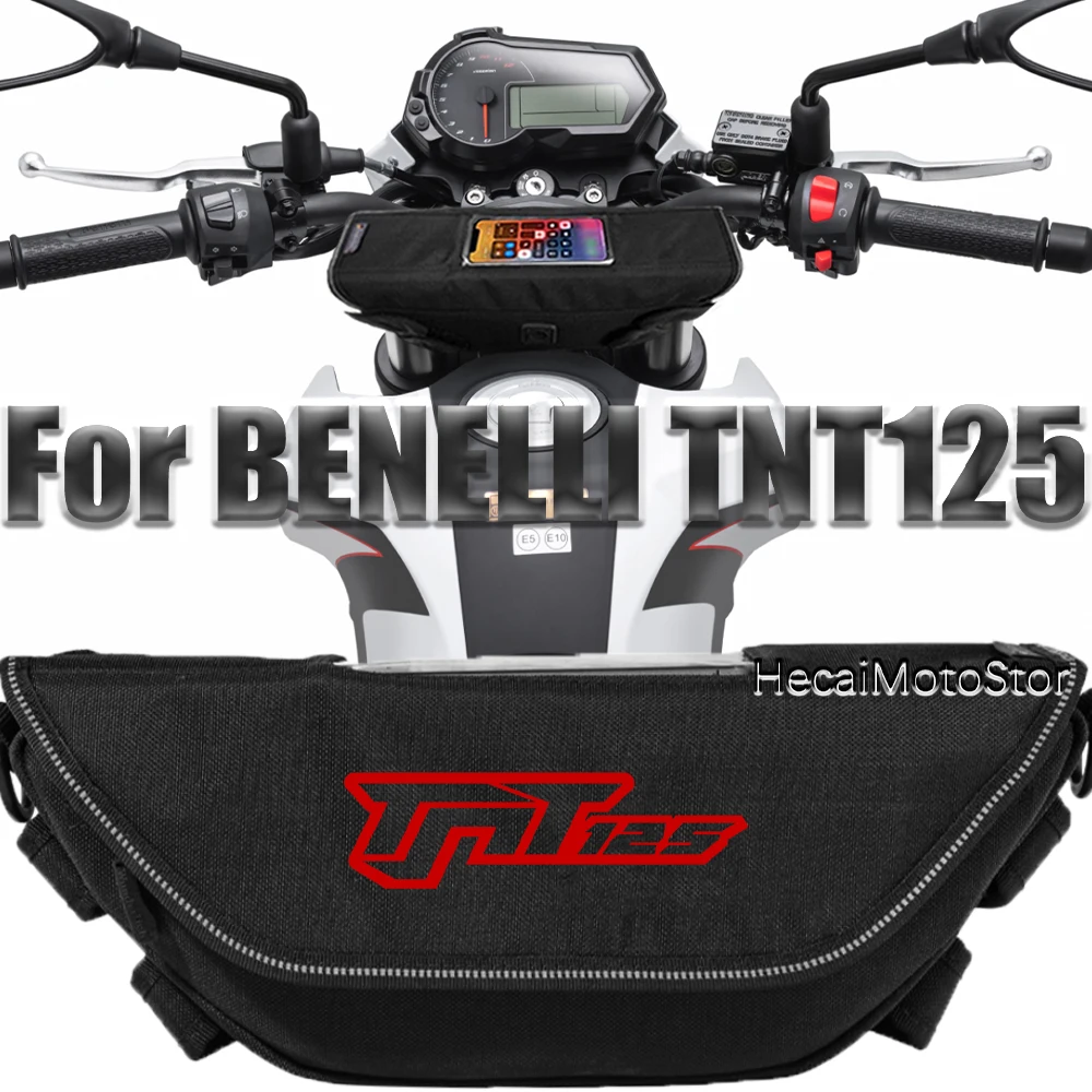 

For Benelli TNT125 tnt125 Motorcycle accessory Waterproof And Dustproof Handlebar Storage Bag navigation bag