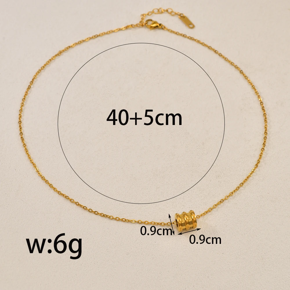 L122 Trendy Style Waistline Stainless Steel Necklace for Women - Exquisite Design, Elegant Lockbone Chain