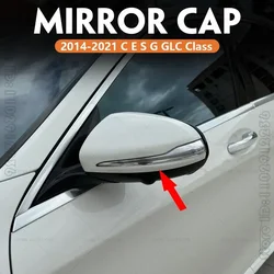 for 2014-2021 W205 W213 W463 W222 W253 X205 Mercedes Benz C E S G GLC Class Rearview Mirror Cap Covers LHD 0998110122 0998110222