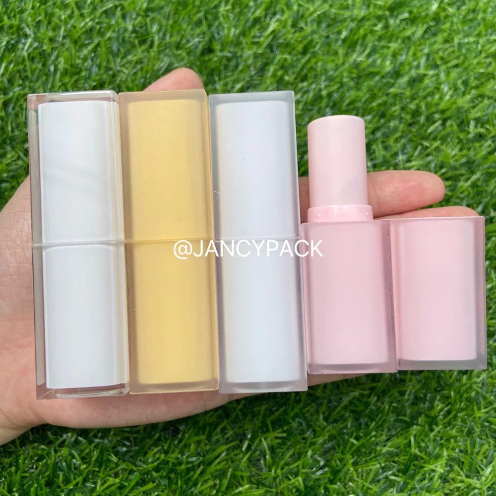 12.1mm pink Lip Balm Lipstick Replacement Tube Empty Cosmetic Container Bottles DIY Makeup Tool Lip Gloss Refillable Container