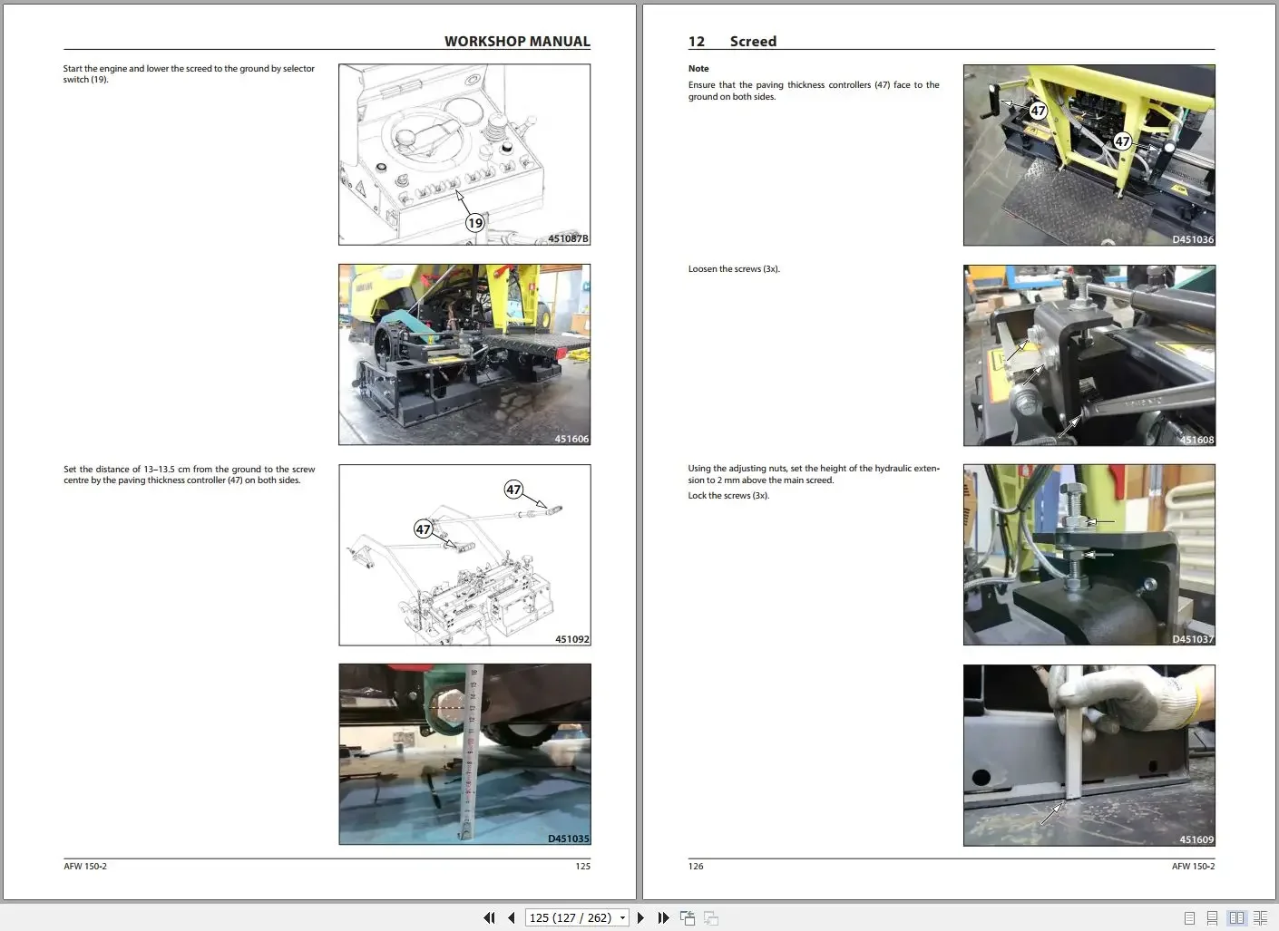 Ammann Paver 2023 Parts & Operation Manual 12.3 GB PDF