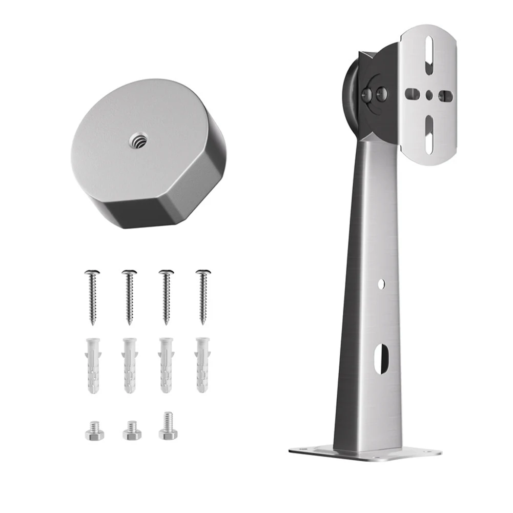 Stainless Steel Adjustable Wall Mount for Starlink For Mini V4 Includes Aluminum Adapter for Optimal Performance