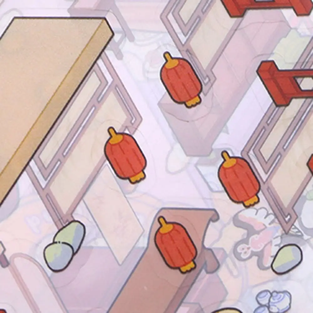 

Relax 20in1 Landscape Sticker Book Cartoon Capybara 3D Stickers Scene Set Tear-proof Cute Cabin Scene Decorative Decals Journal