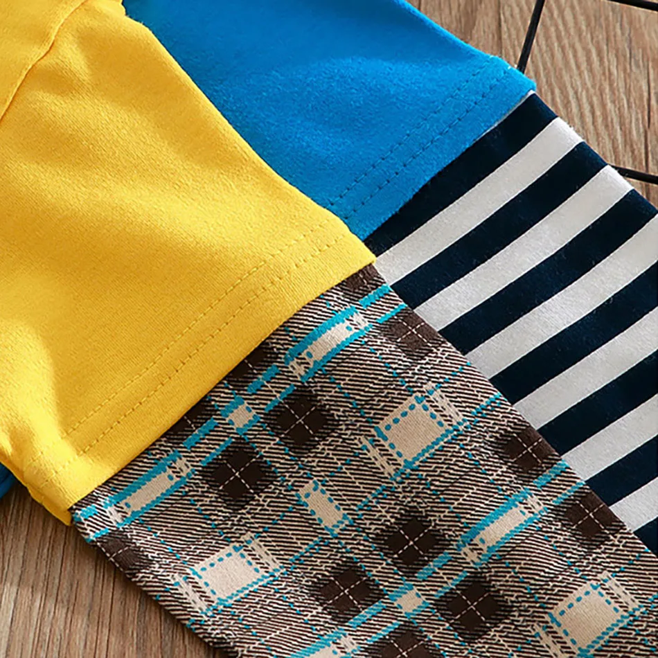 قمصان متينة للأطفال من القطن بأكمام طويلة بنمط ديناصور مناسبة للأولاد والبنات وقت اللعب في الخريف والشتاء وأيام المدرسة