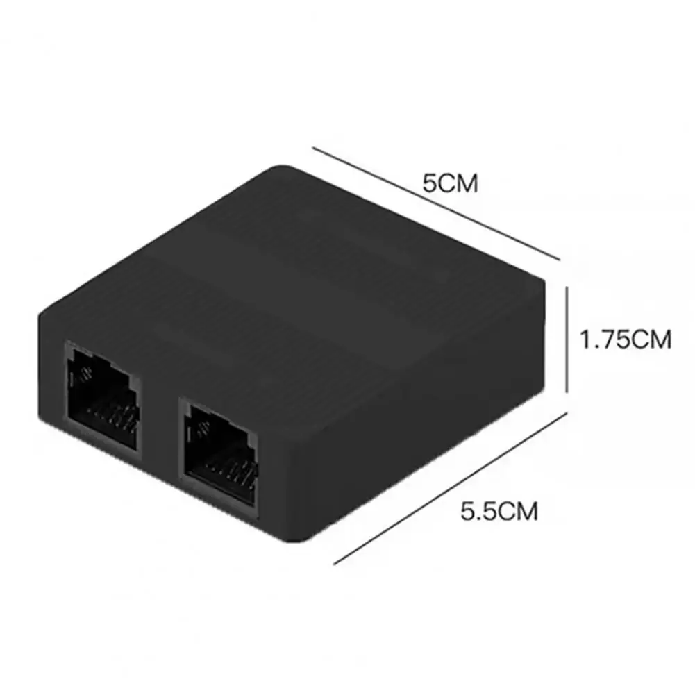 Interruptor Ethernet de transmisión de alta velocidad, divisor de red Gigabit compacto, extensor Ethernet flexible para el hogar