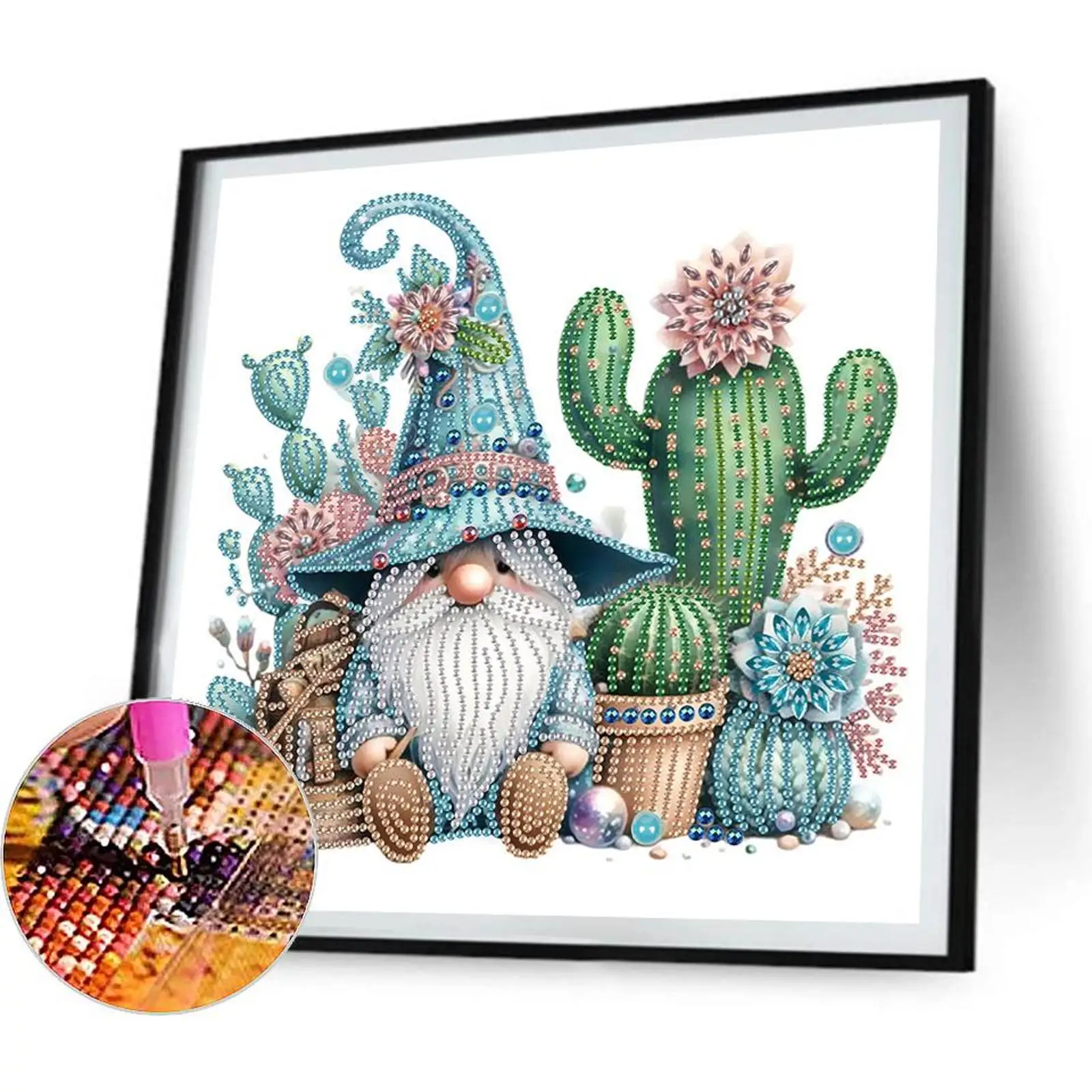 

4pcs 5D DIY Partial Special Shaped Drill Diamond Painting Goblin Decor30x30cm