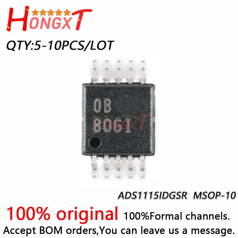 

5-10PCS 100% New ADS1115IDGSR ADS1115IDGS ADS1115 MSOP-10.