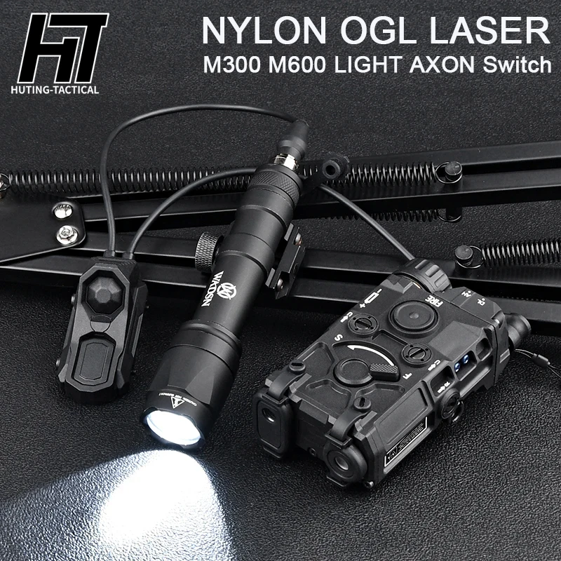 

WADSN Nylon Plastic OGL Red Blue Green IR Strobe Laser M600 M300 Flashlight AXON Dual Pressure Switch Hunting Weapon Accessory