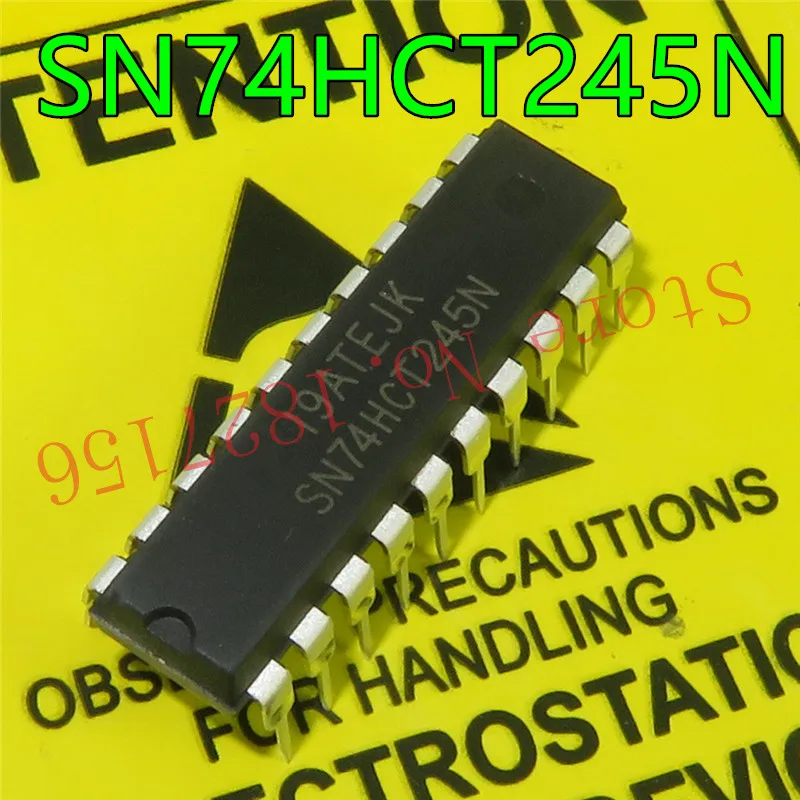 1PCS SN74HCT245N DIP20 SN74HCT245 DIP 74HCT245 74HCT245N new and original IC free shipping