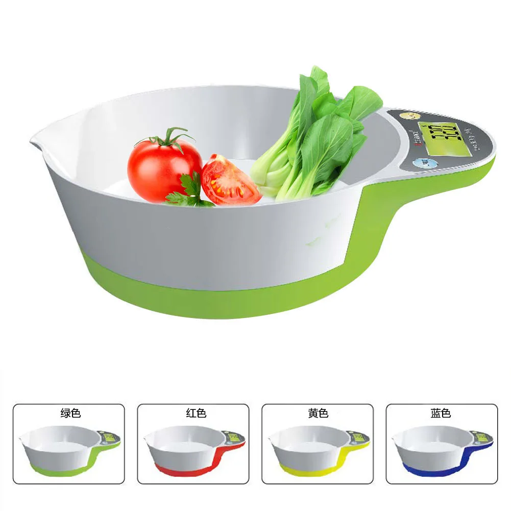 Pet bowl scale household electronic kitchen scale mini bowl scale household integrated bowl scale accessories food LCD Display