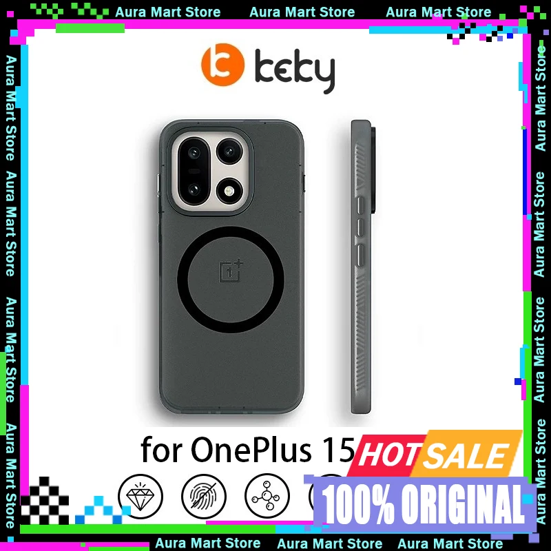 KEKY Magnetic Case for OnePlus 15 Case Frosted Ultra-Thin Soft Skin Feel Full-Body Protection Minimalist Premium