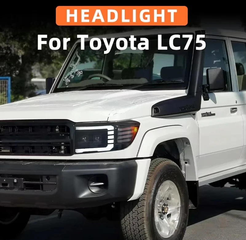 

Car Styling LED Headlight Assembly for Toyota Land Cruiser LC71 LC76 LC78 LC79 2007-2023 LED DRL Projector Lens