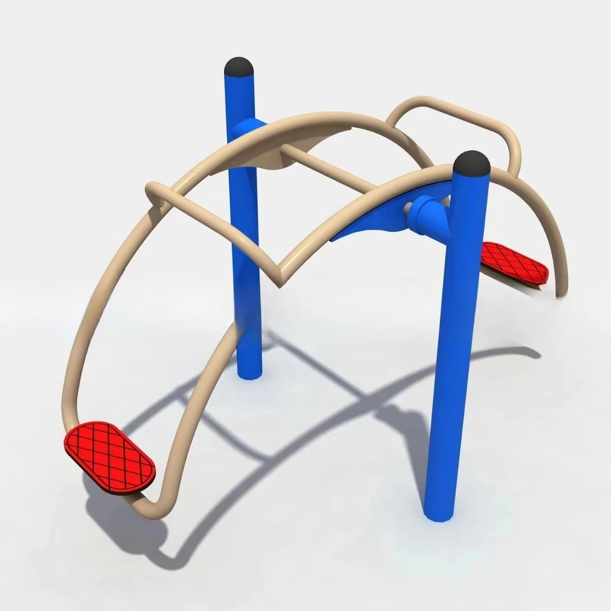Playground outdoor seesaw, fitness community large seesaw