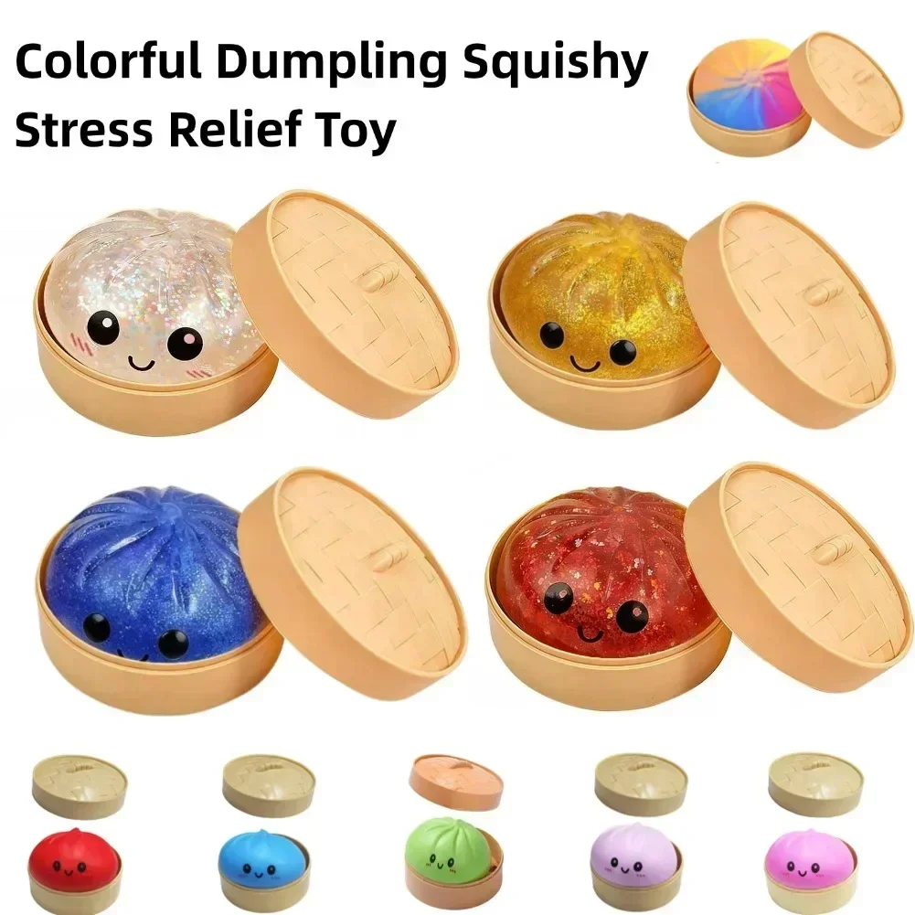 

Simulation Steamed Bun Modeling Cute And Interesting Decompression Soft And Non-sticky Hand Relieve Squeeze Toys Children Gift