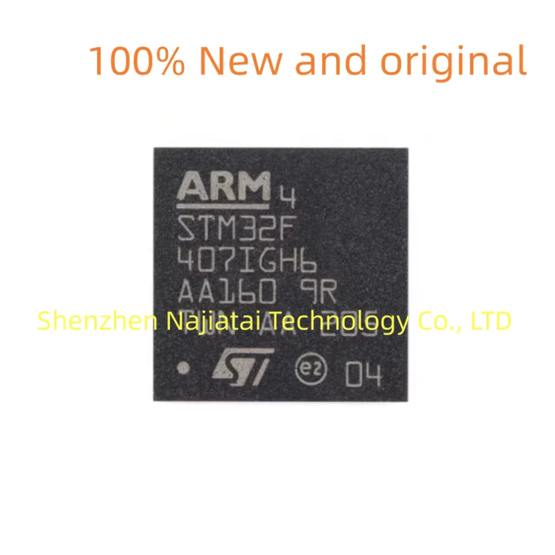 

5 шт./лот, 100% новый оригинальный чип STM32F407IGH6 STM32F407 BGA176