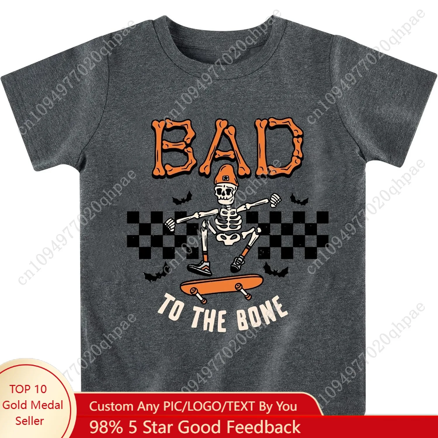 قميص الهالوين للأطفال الصغار من الأولاد والبنات، قمصان شبح اليقطين للأطفال بأكمام قصيرة #1