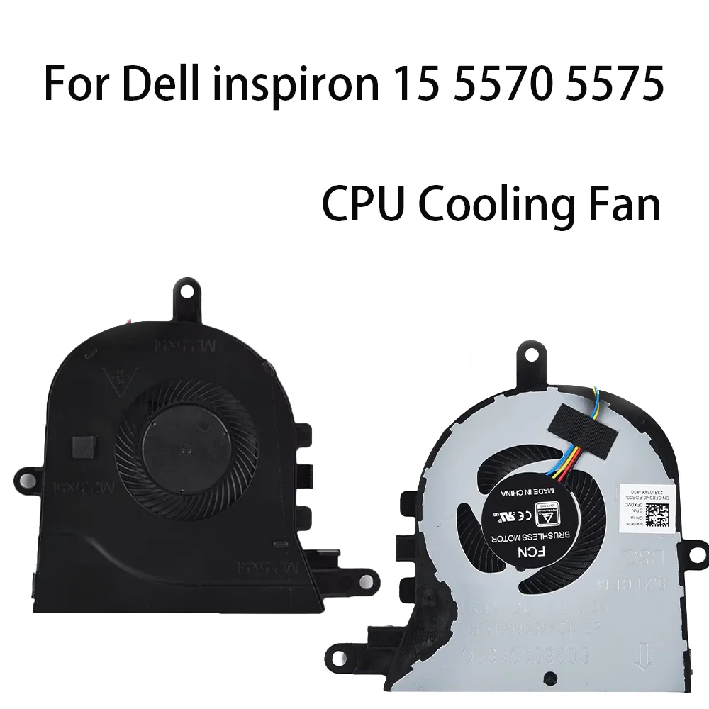 Ventilador de refrigeración de CPU Original para Dell inspiron 15 5570 5575 3580 3593 y inspiron 17 3780 3793 y Latitude 3590 L3590 E3590