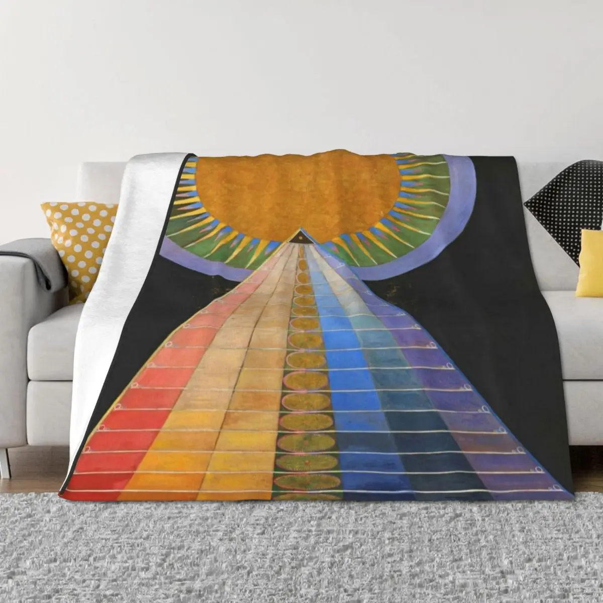 

Hilma af Klint - Altarpiece Throw Blanket Bed covers Bed linens Polar For Baby Blankets