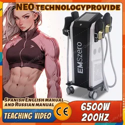 EMSZERO NEO RF-Machine Amincissante Portable, 2024 W, Professionnelle, Sculpture Corporelle, EMS HIEMT PRO, 6500