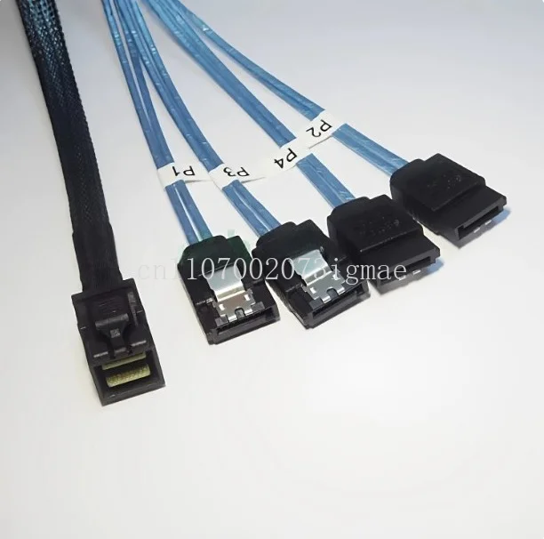 New MINI SAS SFF 8643 to 4SATA array card connected to hard disk server 1 drag 4 data cable 1 meter