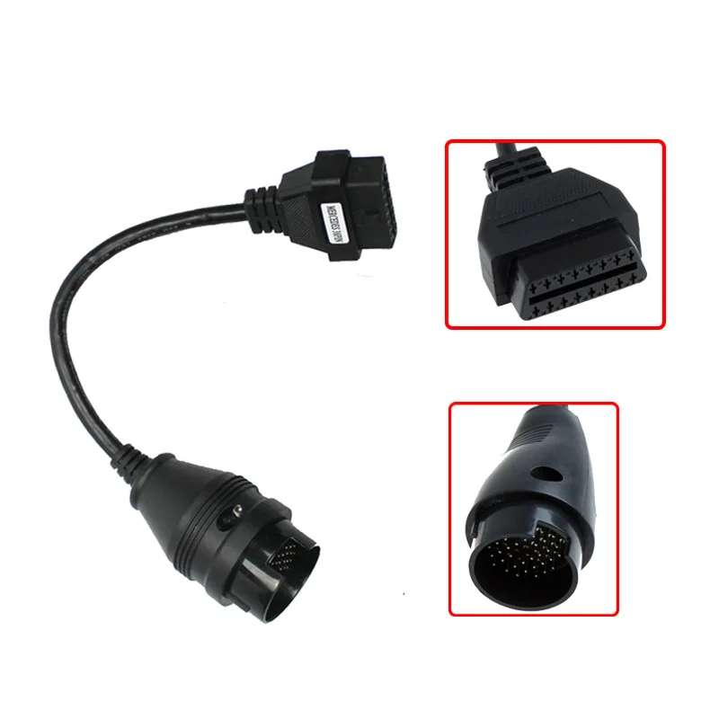 2023 High Quality For Benz 38Pin to 16Pin to 14Pin OBD2 OBD Diagnostic Adapter For Mercedes 38 pin Connector Cable