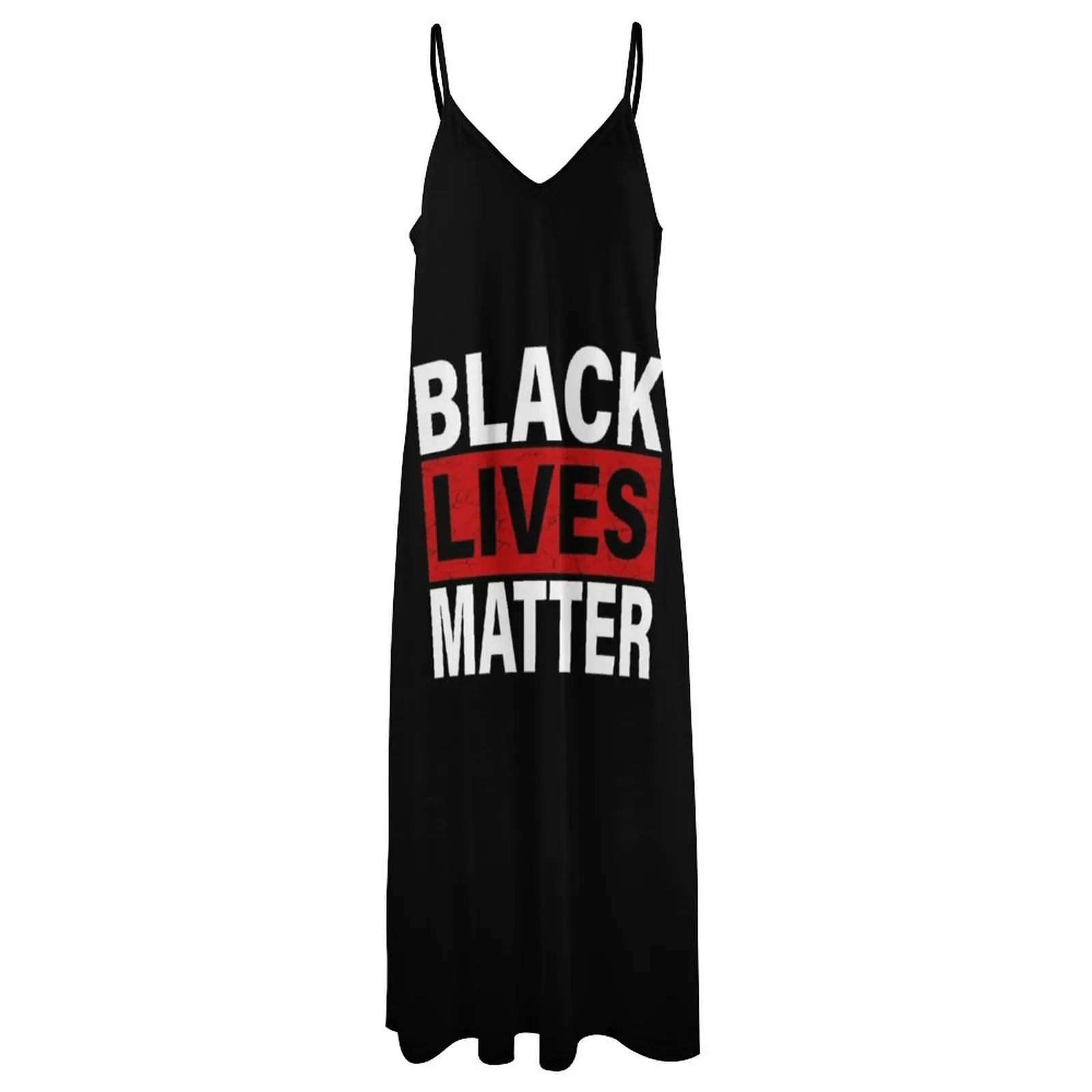 Camiseta Black Lives Matter con nombres de victimas - Vestido largo sin mangas BLM, ropa de verano para mujer, vestido 2025