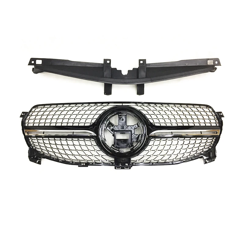 

W167 Diamond Style Black/sliver Color Grille Fit For Mercedes Benz GLE Class GLE350 Offroad Model Year 2020-2023